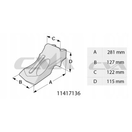 Kaušinio krautuvo sistema Volvo 30AMRL