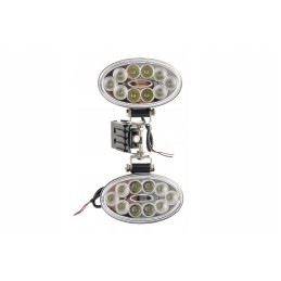 40 LED darbo lempų su 22-25 mm vamzdiniu laikikliu