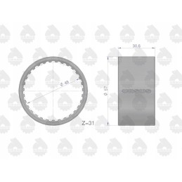 Ursus 6824 161789 sinchronizuota pavarų dėžės įvorė