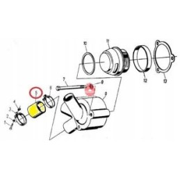 Guminis audinys sustiprintas C 330 vandentiekio vamzdis originalus