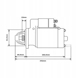 Starteris hc cargo 110530 lamborghini tas pats
