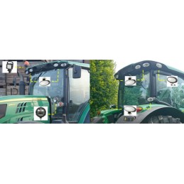 Case john deere new holland led priekinis žibintas