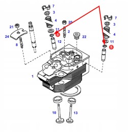 F100001215500 vožtuvo atraminis žiedas