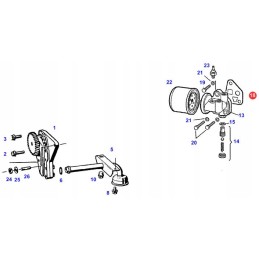 F139207310470 alyvos filtro pagrindo tarpiklis