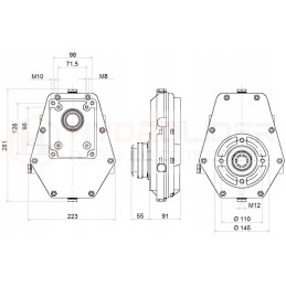 Daugiklis 20kw 1 3 8 g gr2 gr3 sav hidrolideris