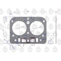 Galvutės tarpiklis silikoninis C 330 originalus