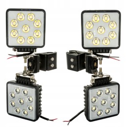 Darbinių lempų rinkinys 144 led 144w 3600lm 12v 24v