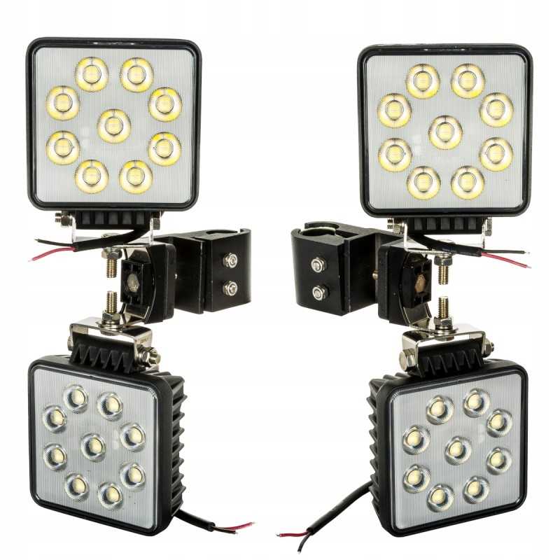 Darbinių lempų rinkinys 144 led 144w 3600lm 12v 24v