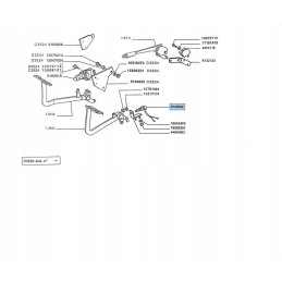 Sankabos pedalo jungiklis naujas holland korpusas 47813872
