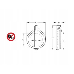Smeigtukas su žiedu rubig 8x42 oe7 5