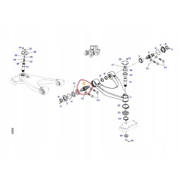 Sukamojo guolio kaištis candy fendt dana