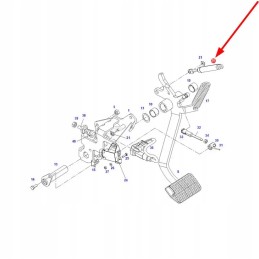 H916201021100 akceleratoriaus pedalo dujų pavara