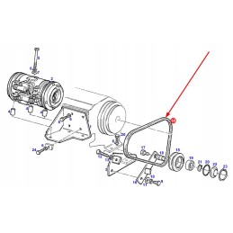 X696623300000 oro kondicionieriaus kompresoriaus trapecinis diržas