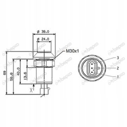 Maitinimo relės kovos jungiklio korpusas new Holland