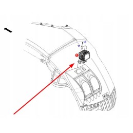 G835900110011 galios šviesos darbo lempa