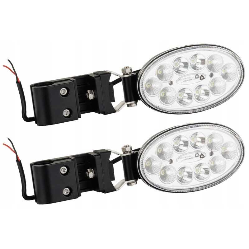 Darbo lempos 20led 60w 3800lm 12v 24v su laikikliu