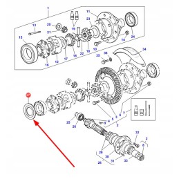 1686054m2 metalinė poveržlė 0 19 0 48mm