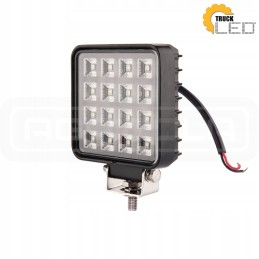Darbo lempa 16xled 2400 lm 16w jungtis