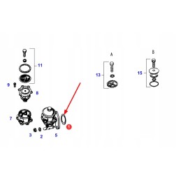 F100001174706 kuro siurblio sandarinimo žiedas