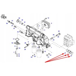 F946201510120 šilumokaičio korpuso jungtis