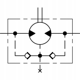 SMM40 orbitinis hidraulinis variklis 16mm 2 2kw