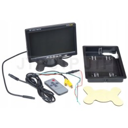 IR LED LCD atbulinės eigos kamera 7 kombainas sunkvežimis 10m