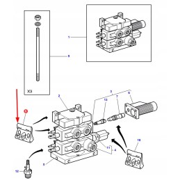 3792640m1 hidraulinių blokų sandarikliai