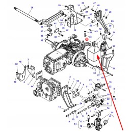 4349616m1 kabinos amortizatoriaus dangtelis