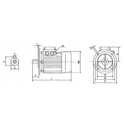 Elektros variklis 0 09 kW