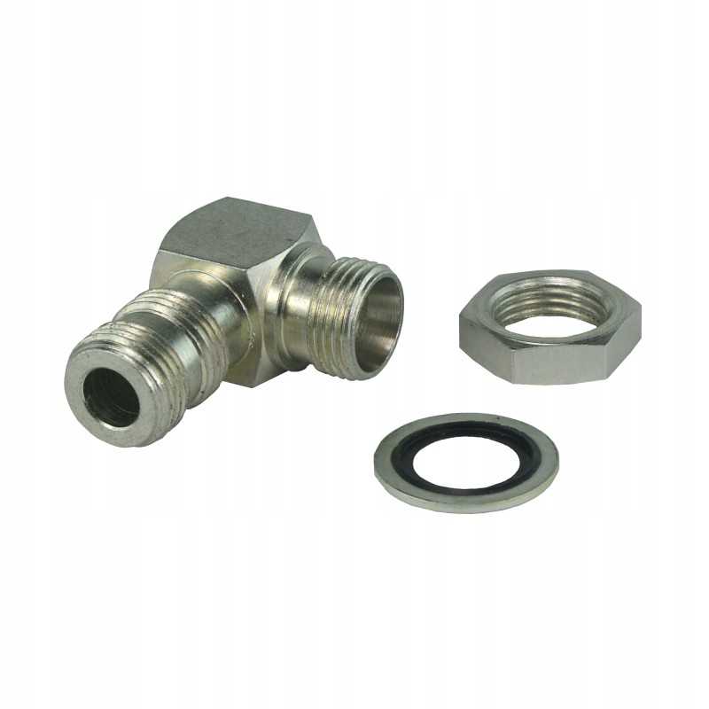 Kampinė hidraulinė jungtis, nipelis 16 16