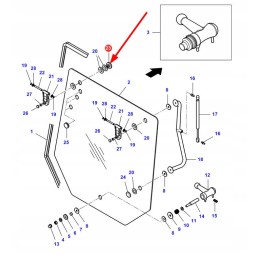 Va207158 stiklo montavimo dangtelis