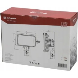 LED darbo lempa stačiakampė 60w 5600lm 9 36v gl