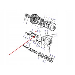 390238x1 pavarų dėžės kištukas 62 mm
