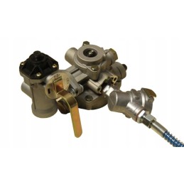 Pneumatinių stabdžių komplektas mašinų priekaboms