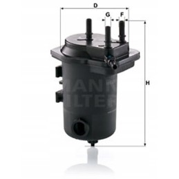 Mann kuro filtras nissan juke f15