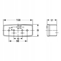 John Deere AL32070 dešinysis Hella galinis žibintas