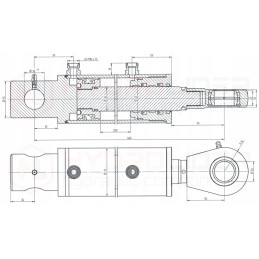 Hidraulinė pavara 63 36 220 u25 l 460 hidrolideris