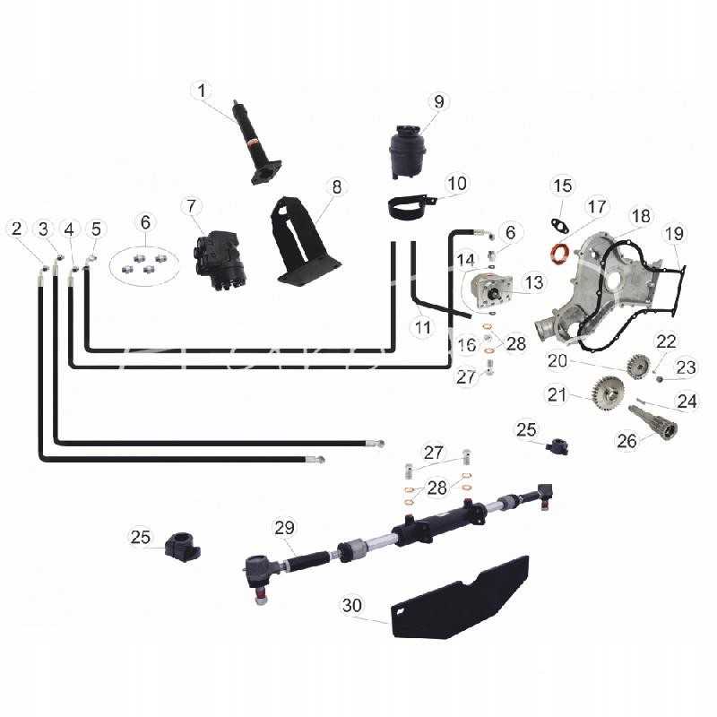 Ursus C 360 vairo stiprintuvas yra varomas plokščia paskirstymo grandine