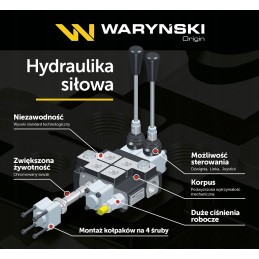 3 sekcijų skirstytuvas su skląsčiais, 40l Warynski