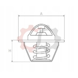 Termostatas 3916917 Ford