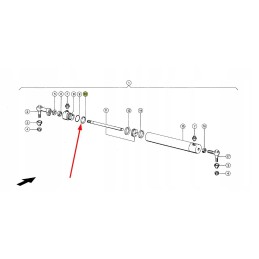 218117 0 hidraulinio cilindro žiedas 50 x 4