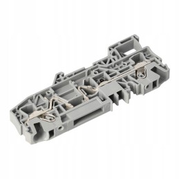 2 laidų jungtis, 6mm2, pilka su saugikliu