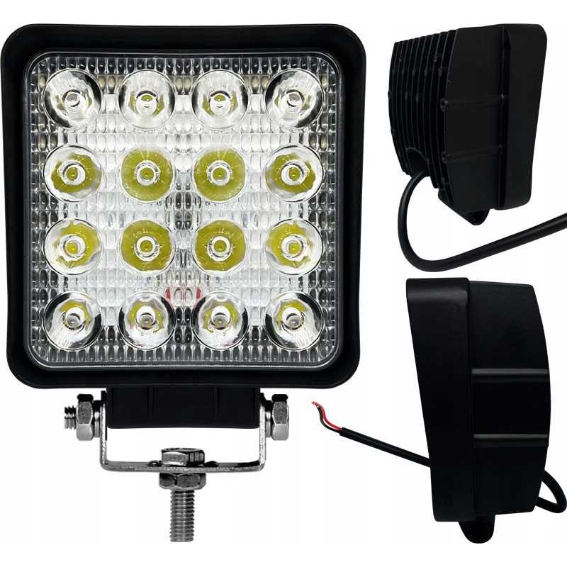 Halogeninė darbo lempa 48w prožektorius 16xled 12 24v