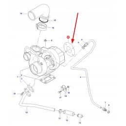 V836767972 turbokompresoriaus tarpiklis