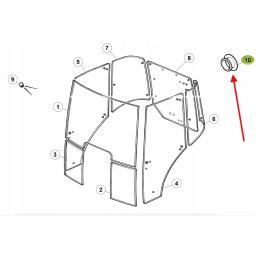 7700050208 plastikinis lango uždangalas