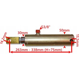 Hidraulinis stabdžių cilindras, eiga 75, spyruoklė
