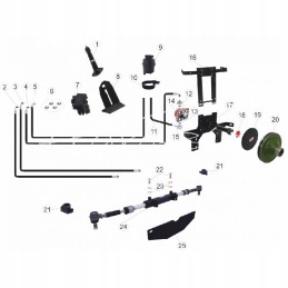 Palaikykite c 360 plokščios ašies kardaninį veleną orbitrol