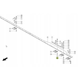 244247 0 bajoneto vežimėlio varžtas M10 x 35