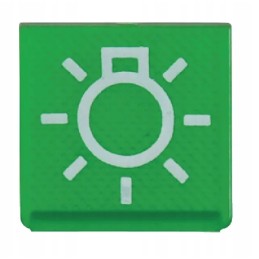 Priekinių žibintų simbolis