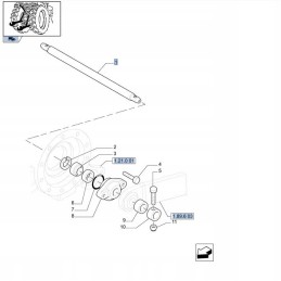 Walek new Holland t4 dėklas jx 5180482 cnh